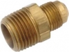 Brass Flare Adapter 3/8" Male Flare x 1/4" MIP 